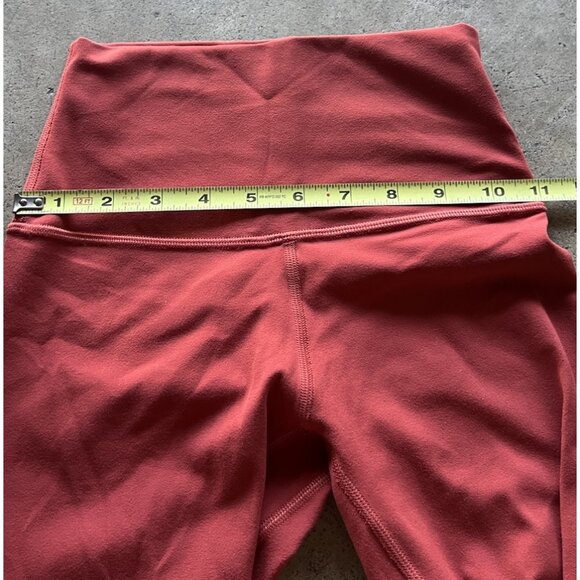 LULULEMON Align Chianti  Red Rust Women’s Size 2 Gym Yoga Pants Activewear - Picture 4 of 12